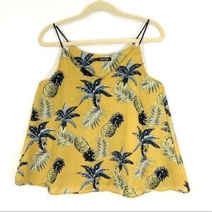 Oor Chin yellow swing tank with pineapples S / XS
